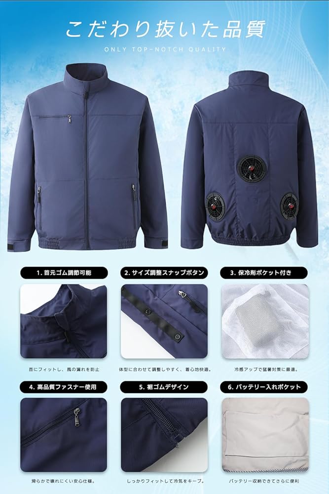 Amazon | [CAVMHOT] 【三つ暴風ファン付き 30000mAh大容量